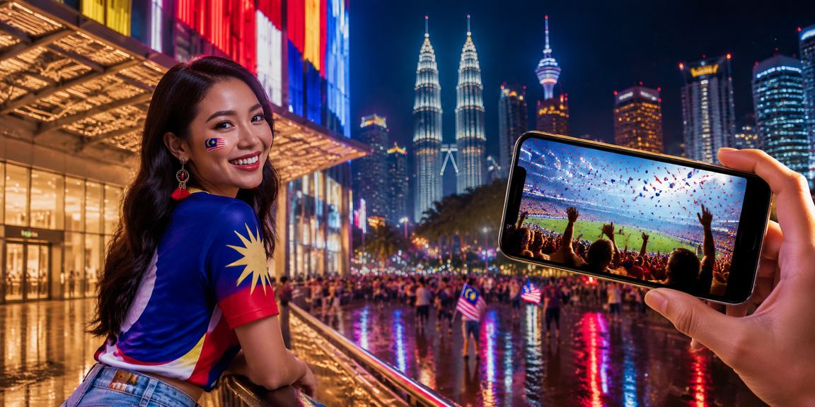 Pengguna Malaysia mengakses kasino dalam talian tgn40 melalui telefon bimbit di Kuala Lumpur